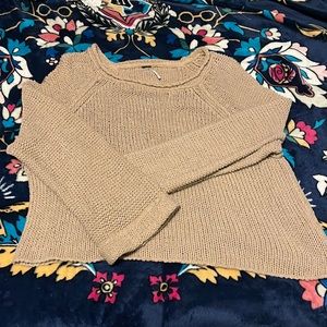 Free People Cropped Sweater Size L